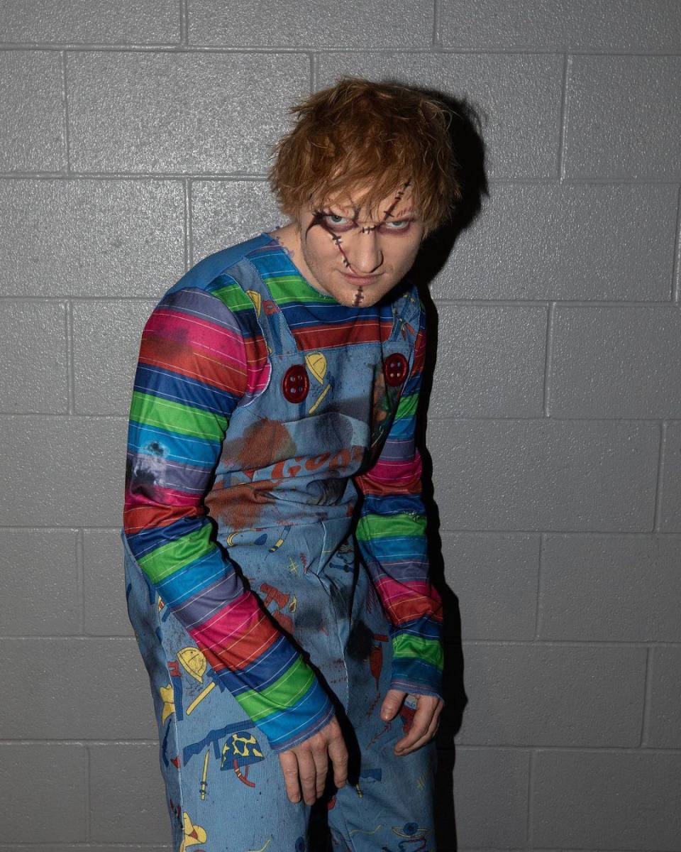 Ed Sheeran como Chucky.