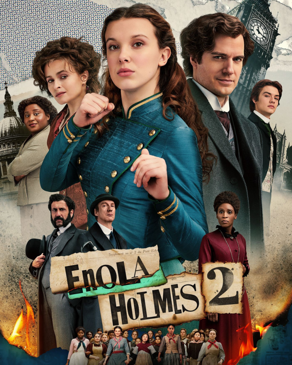 Enola Holmes 2. La hermana de Sherlock Holmes tiene un nuevo misterio por resolver en el que le tocará conocer algunos lugares siniestros. Estreno 4 de noviembre. 