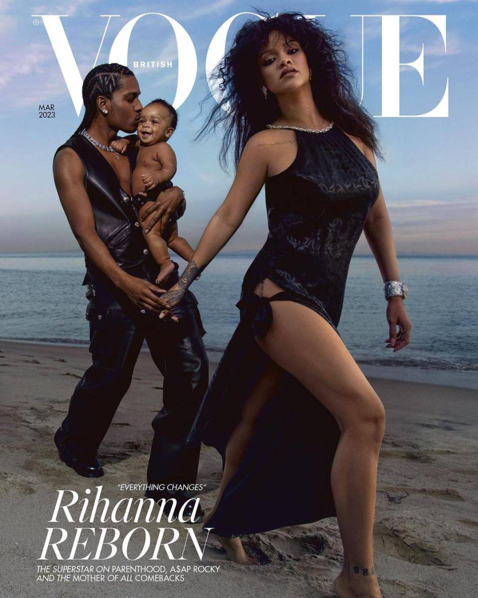 Rihanna y su familia protagonizan portada de British Vogue