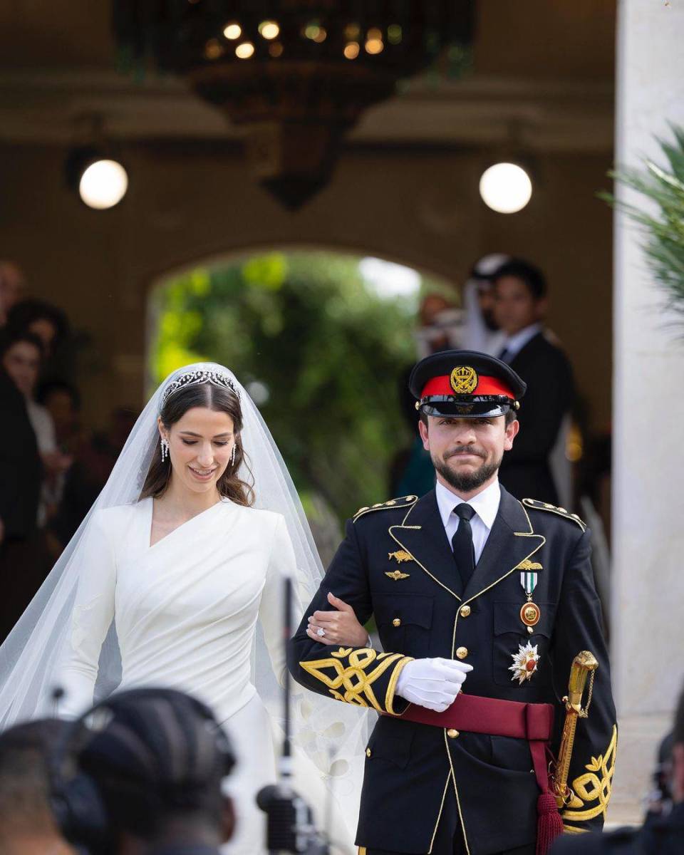 Banquete de bodas del príncipe Hussein de Jordania y Rajwa al-Saif