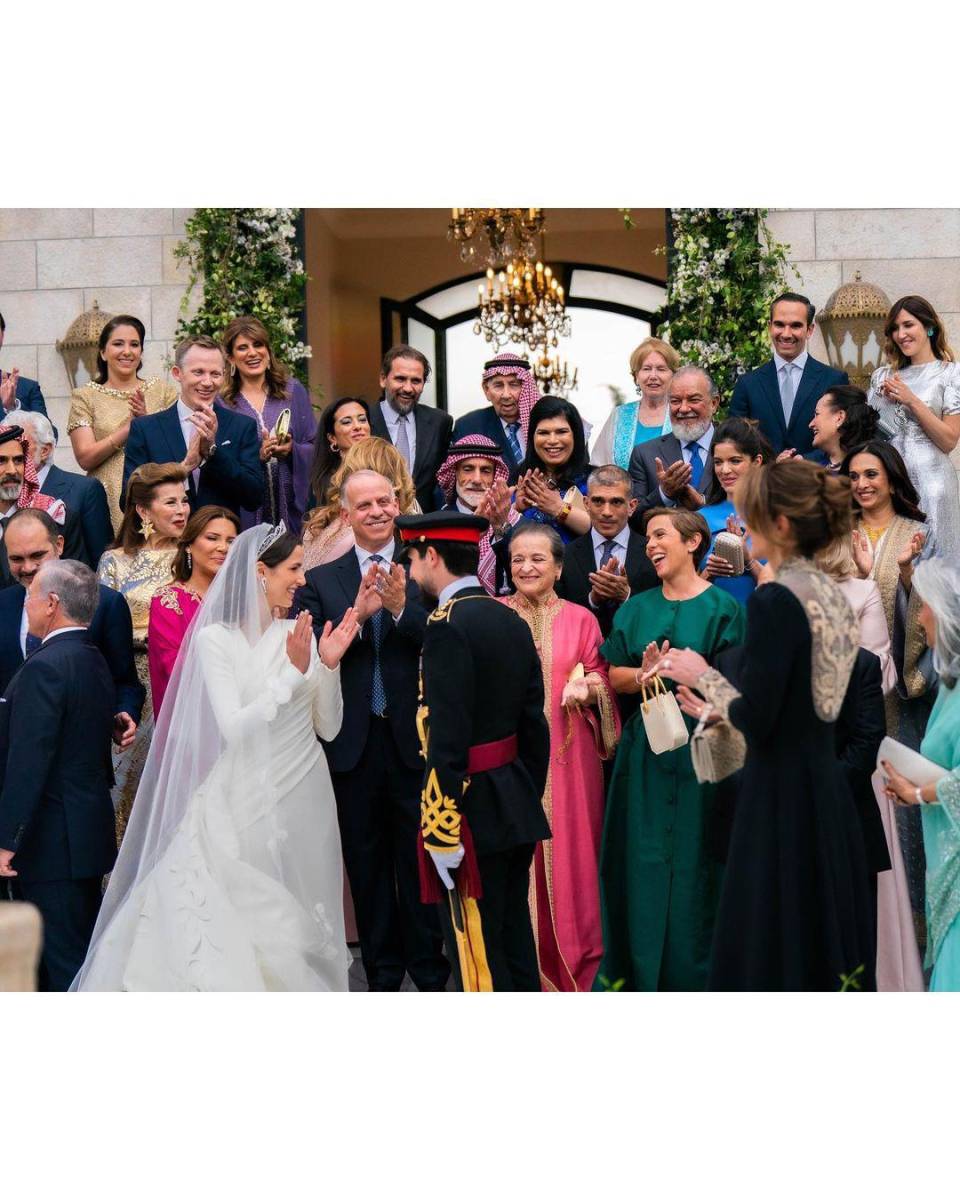 Banquete de bodas del príncipe Hussein de Jordania y Rajwa al-Saif