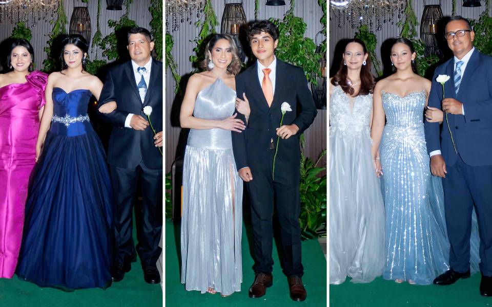 El desfile de padres e hijos fue el momento más sublime de la elegante velada organizada para la generación 2026 de la Franciscan School. El salón Napoleón del Hotel Copantl &amp; Convention Center fue el lugar elegido para esta memorable noche para los estudiantes que se preparan para los nuevos retos universitarios que vienen.