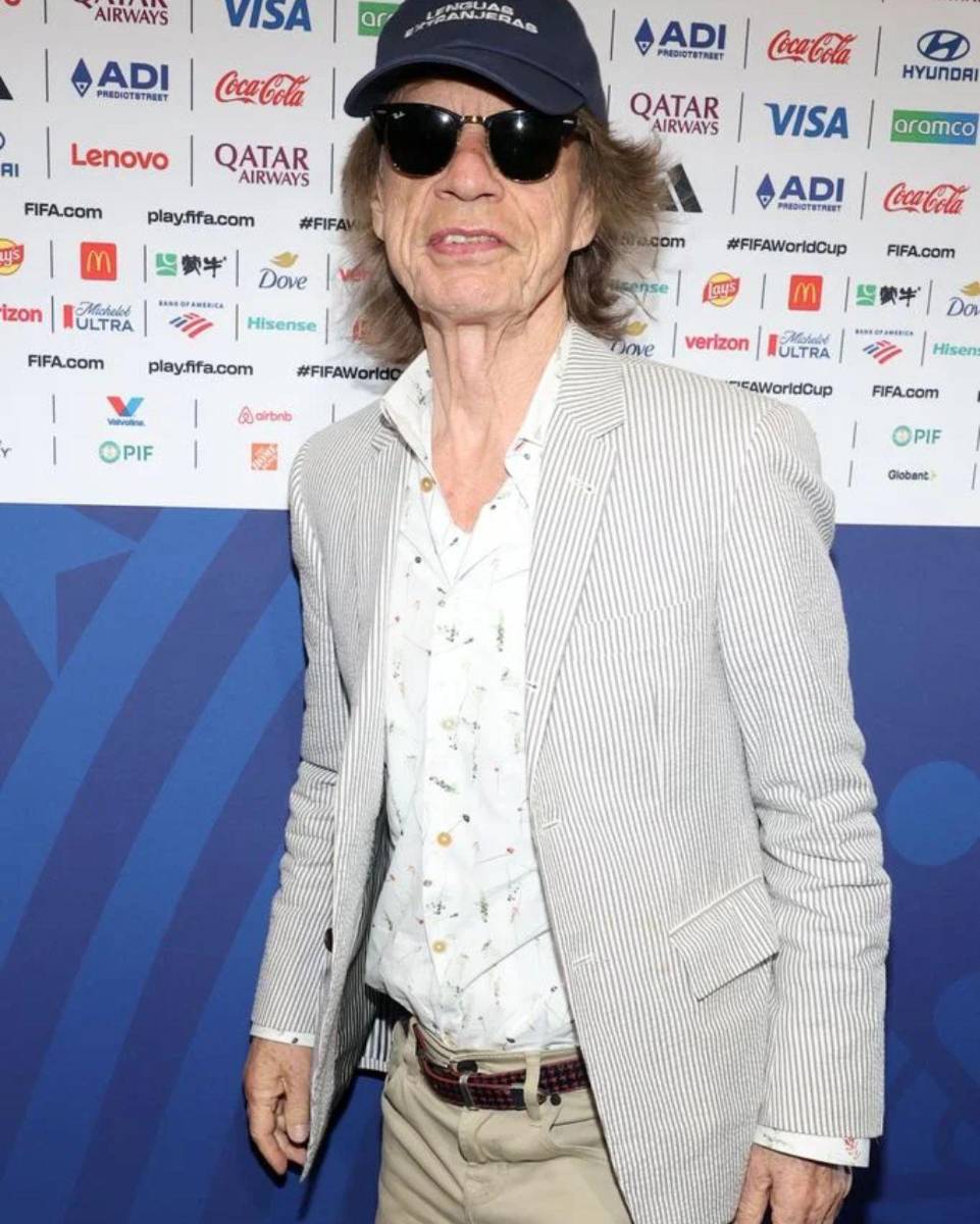Vocalista de la banda británica The Rolling Stones, Mick Jagger.