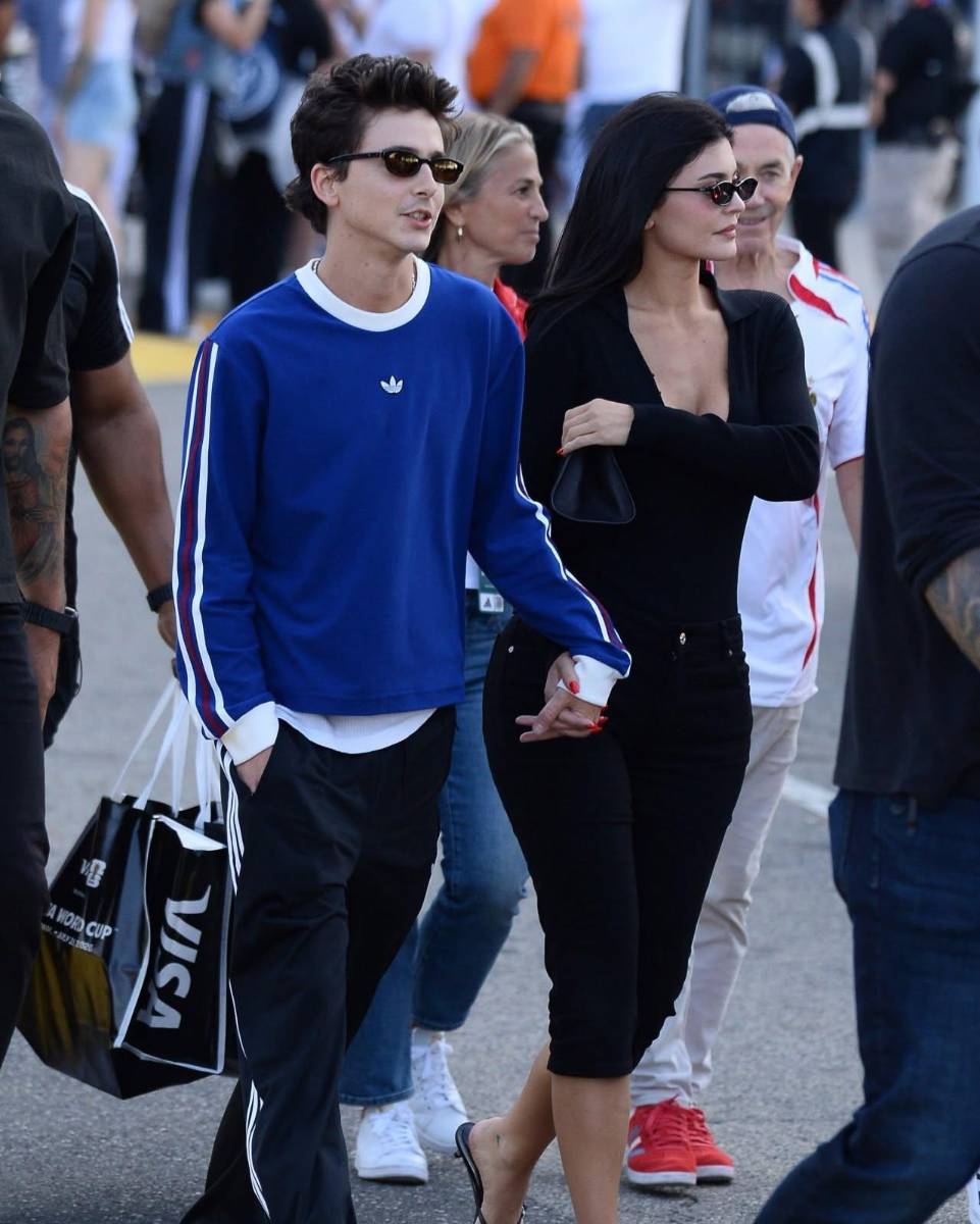 Timothée Chalamet y Kylie Jenner.