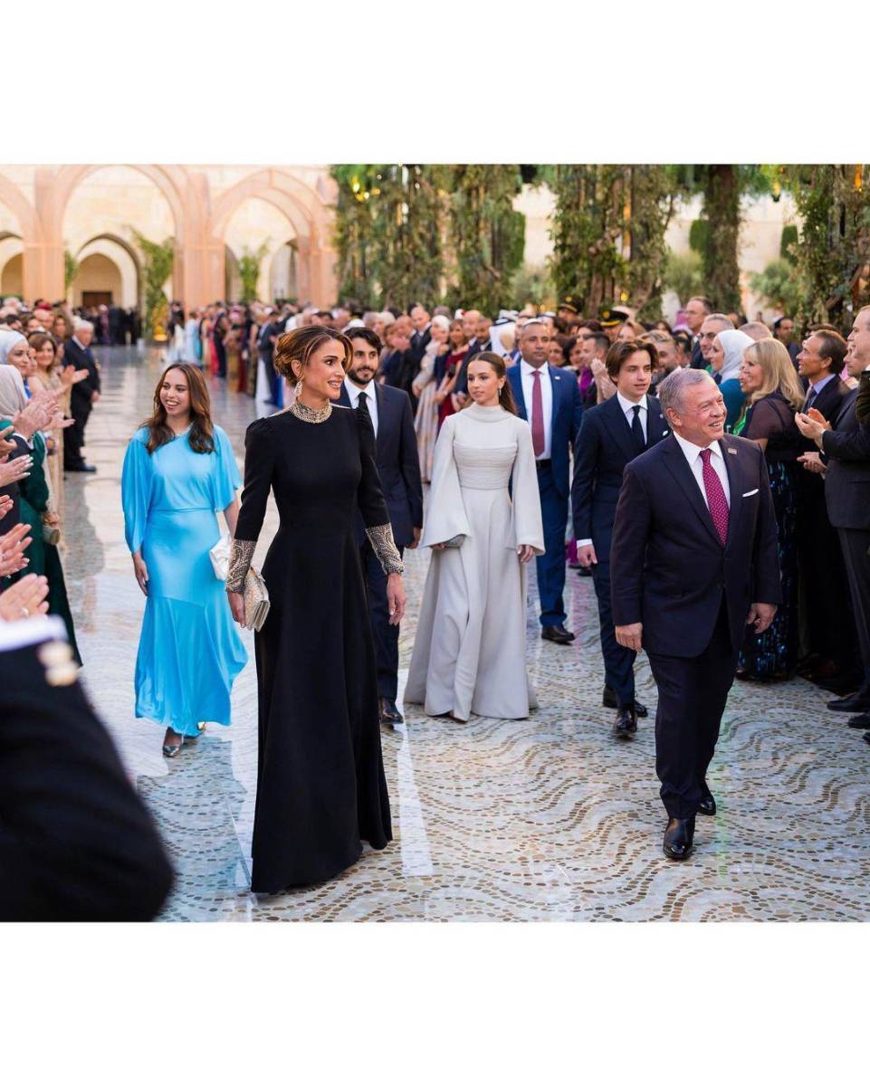 Banquete de bodas del príncipe Hussein de Jordania y Rajwa al-Saif