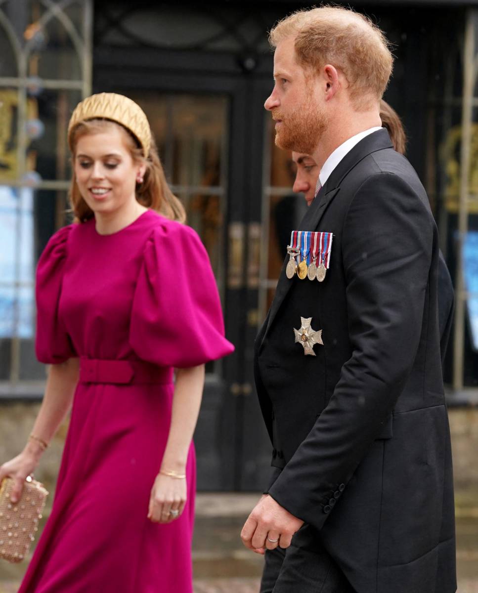 El príncipe Harry y Beatriz de York