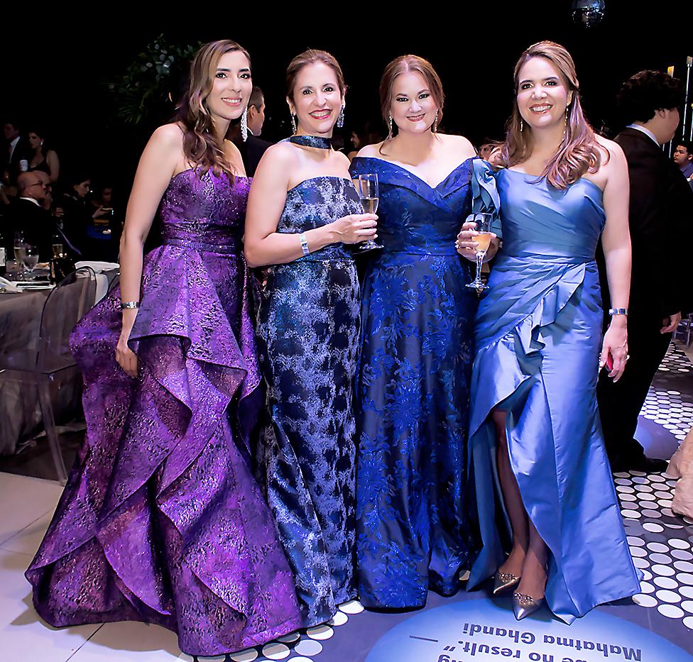 Marie Kawas, Any Abufele, Julia Morales y Nolly Montalván.