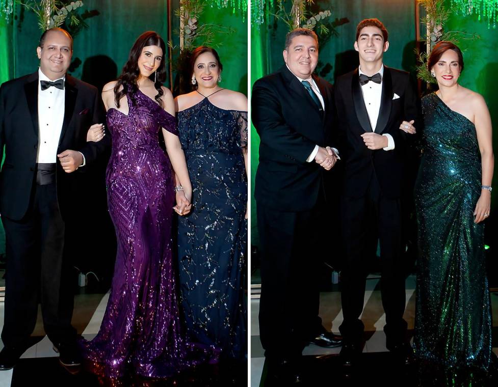 Una pantalla LED, un background y la alfombra espejada dieron paso al evento más importante de la noche: el desfile de padres e hijos. Cada uno con evidente emoción caminaron hacia la pista para bailar el tradicional vals. Así empezó la inolvidable gala de los graduados de la Escuela Santa María del Valle.