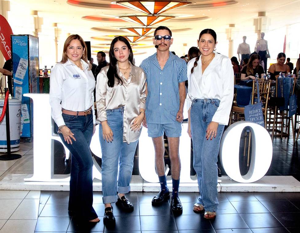 Giselle Marín, coordinadora de mercadeo de City Mall; Alejandra Ferrera de Pacer, Henry Mata, director creativo de la marca Minimal Animal y Michelle Marsan, jefe comercial de segmentos Grupo Opsa.