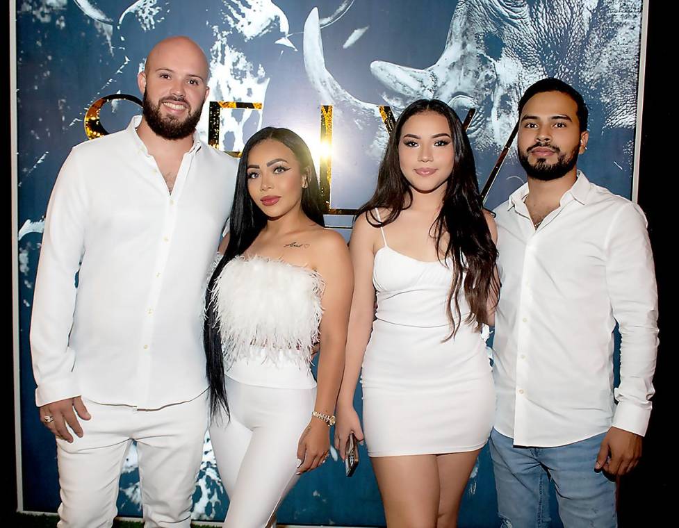 Cristian Josué Mejía, Jenny Carolina Ramírez, Hellen Ramírez y Ramzy Sabillón.