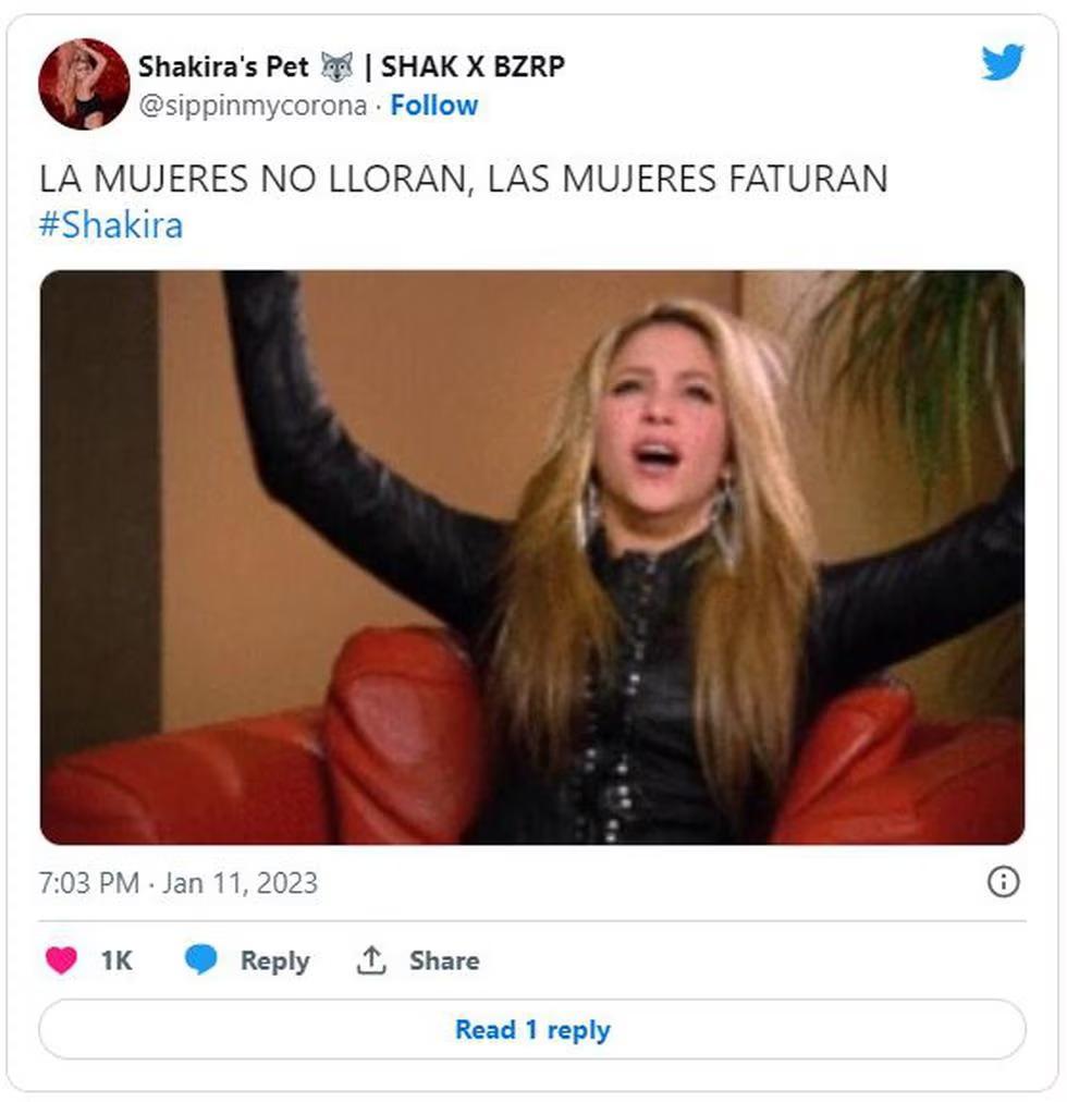 Los memes que dejó la nueva canción de Shakira y Bizarrap