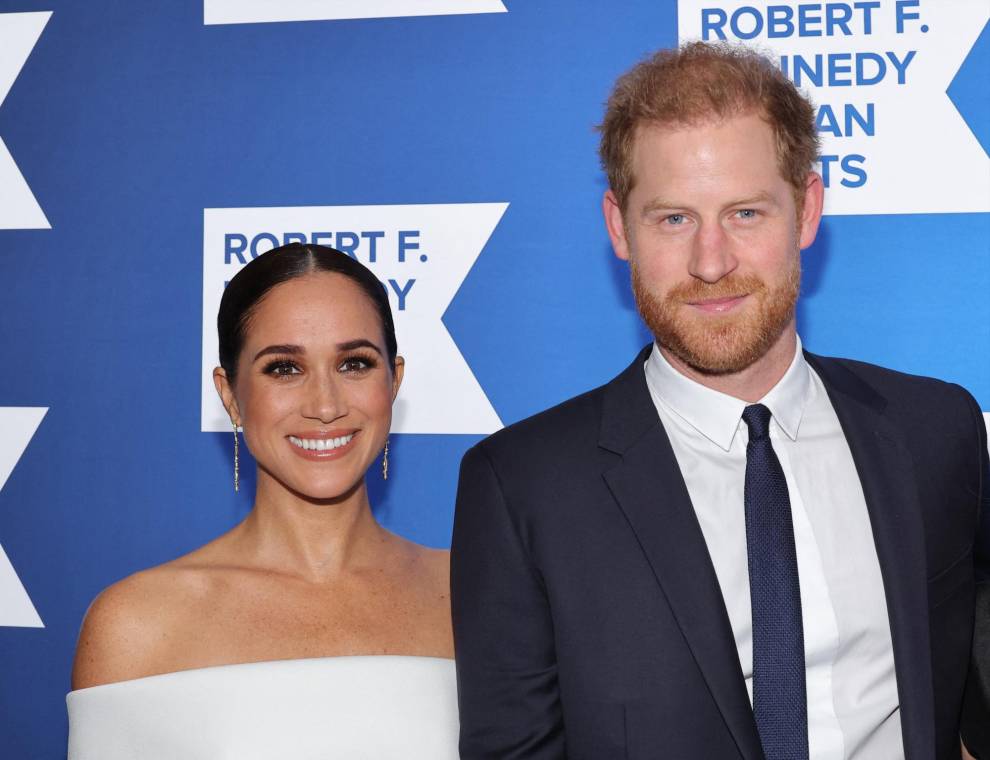 Meghan y Harry, protagonistas de un documental que está dando mucho qué hablar, durante la Robert F. Kennedy Human Rights Ripple of Hope Gala realizada hace unos días en New York GETTY IMAGES NORTH AMERICA / Getty Images via AFP)