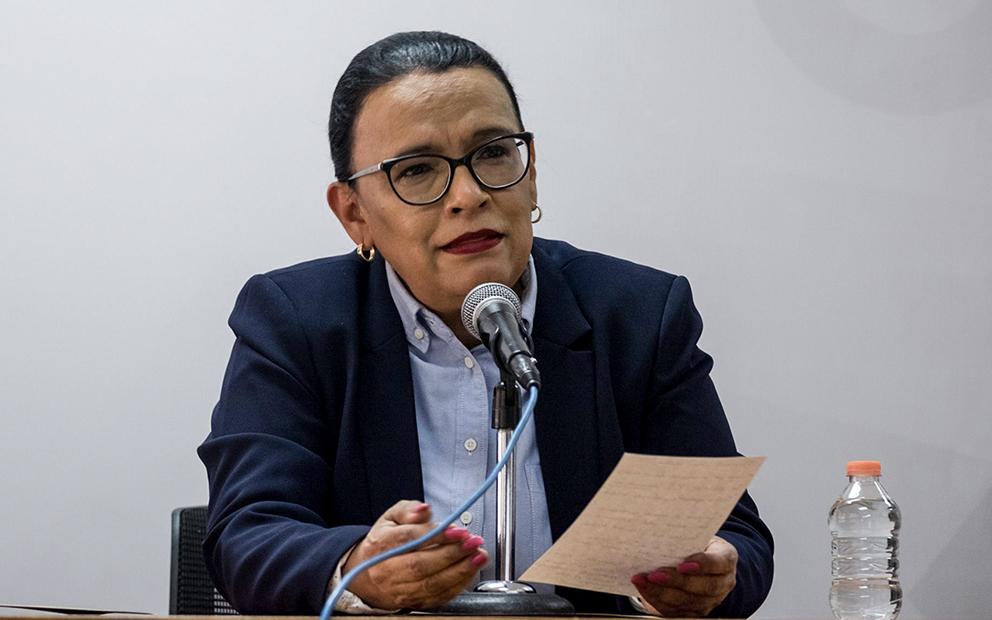 <b>Rosa Icela Rodríguez: </b>Secretaria de Gobernación de México, enviada de confianza de la presidenta Claudia Sheinbaum.