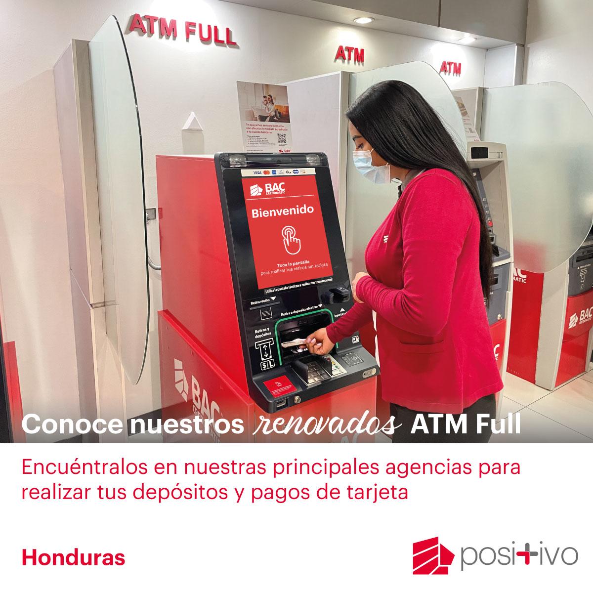 BAC Credomatic innovando con cajeros ATM más amigables y digitales $!BAC Credomatic innovando con cajeros ATM más amigables y digitales