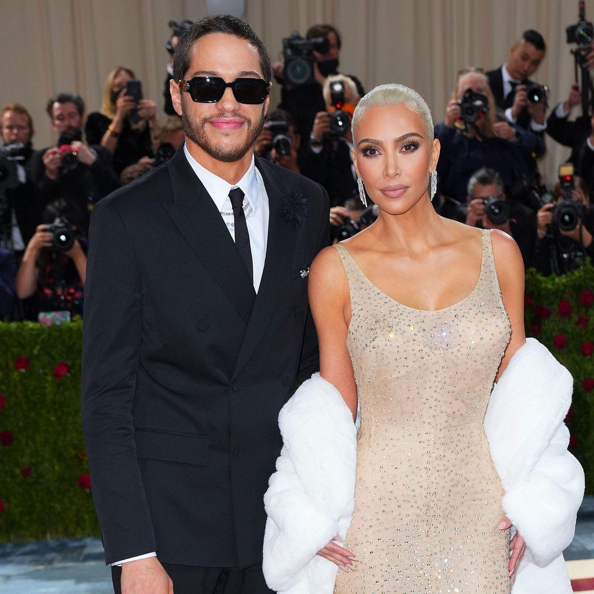 Kim Kardashian y Pete Davidson en la Met Gala 2022. $!Kim Kardashian y Pete Davidson en la Met Gala 2022.