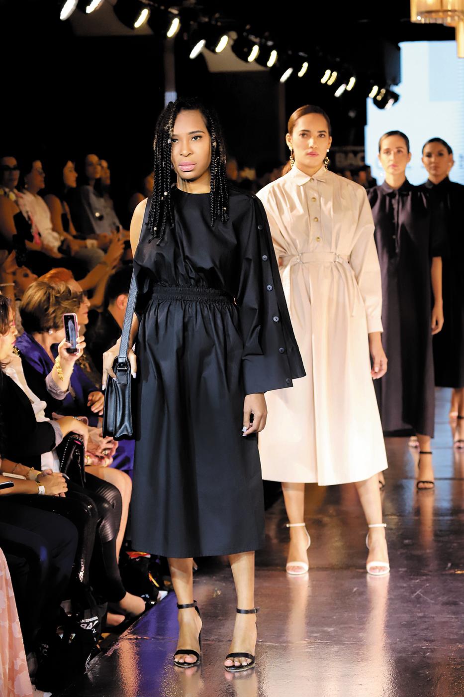 La colección presentada en Estilo Moda 2019, con pinceladas de beiges y negro $!La colección presentada en Estilo Moda 2019, con pinceladas de beiges y negro