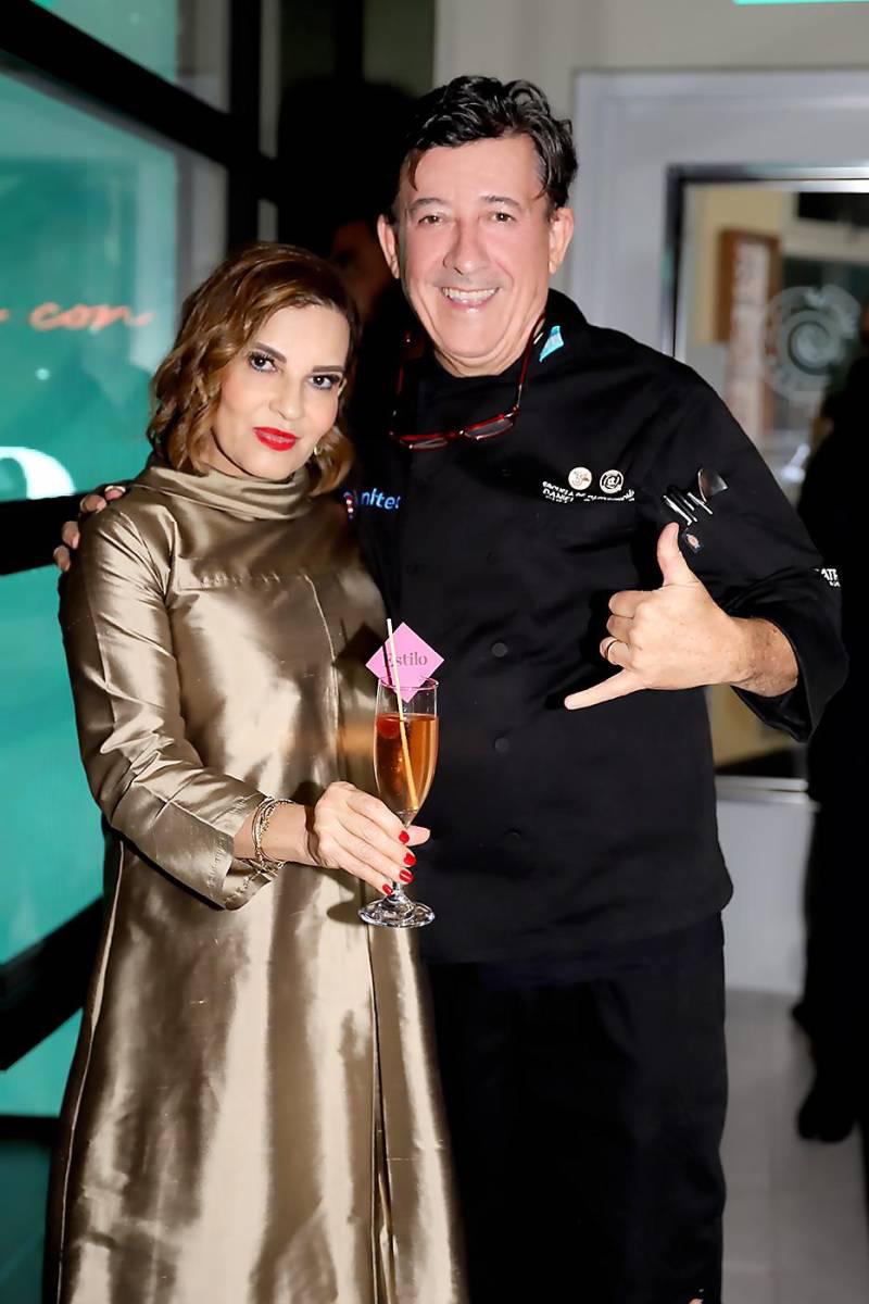 Blanca Bendeck y el chef Daniel O’Connor. $!Blanca Bendeck y el chef Daniel O’Connor.