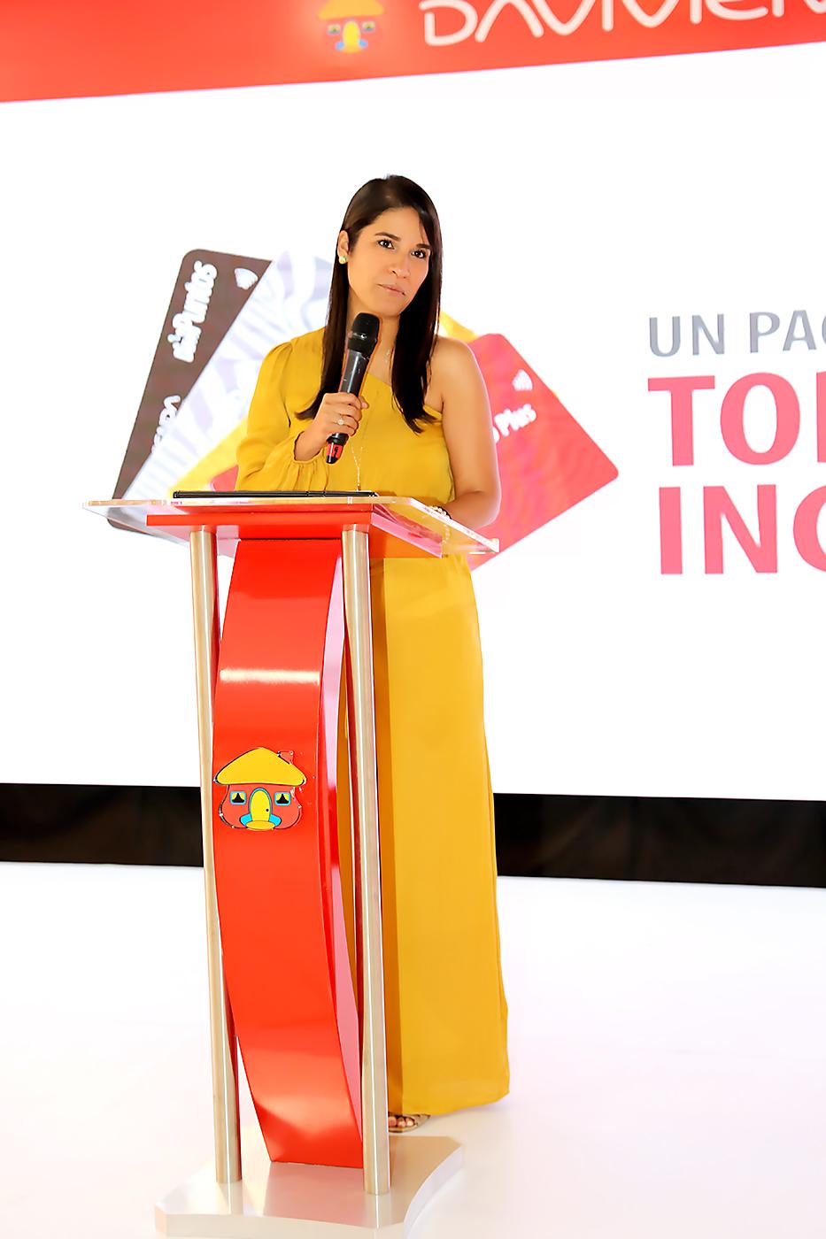 Ginna Miller, Gerente de Mercadeo y Asuntos Públicos Davivienda<i>.</i> $!Ginna Miller, Gerente de Mercadeo y Asuntos Públicos Davivienda<i>.</i>
