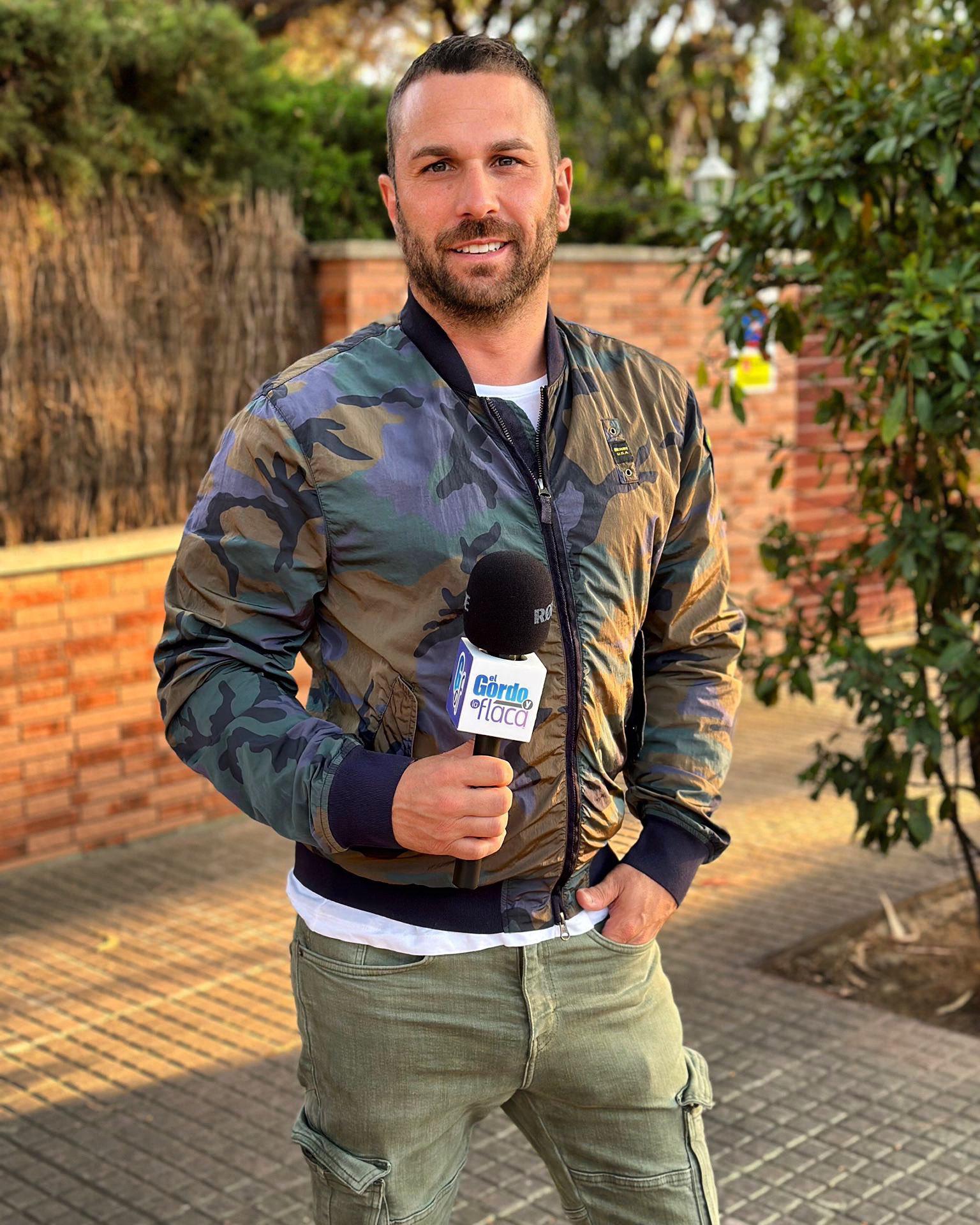 Jordi Martín reportando para “El Gordo y La Flaca”. $!Jordi Martín reportando para “El Gordo y La Flaca”.