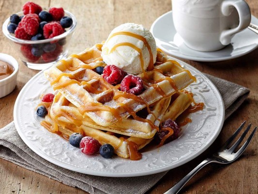 WafflesRicos en carbohidratos simples que se digieren rápidamente y no te mantendrán llena por mucho tiempo. $!WafflesRicos en carbohidratos simples que se digieren rápidamente y no te mantendrán llena por mucho tiempo.