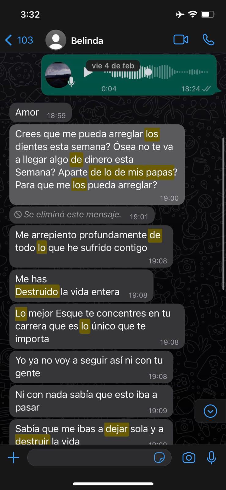 Mensajes. $!Mensajes.