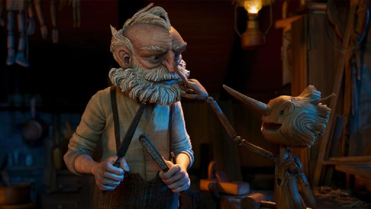 El Pinocho de Guillermo del Toro, ambientado en los albores de la Segunda Guerra Mundial, ha sido nominado en las categorías como M<b>ejor película animada, Mejor banda sonora y Mejor canción original.</b> $!El Pinocho de Guillermo del Toro, ambientado en los albores de la Segunda Guerra Mundial, ha sido nominado en las categorías como M<b>ejor película animada, Mejor banda sonora y Mejor canción original.</b>