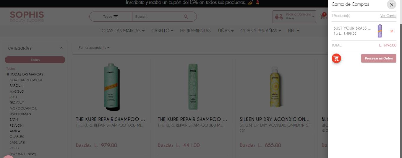 Guía para comprar en Sophis Beauty Supplies $!Guía para comprar en Sophis Beauty Supplies